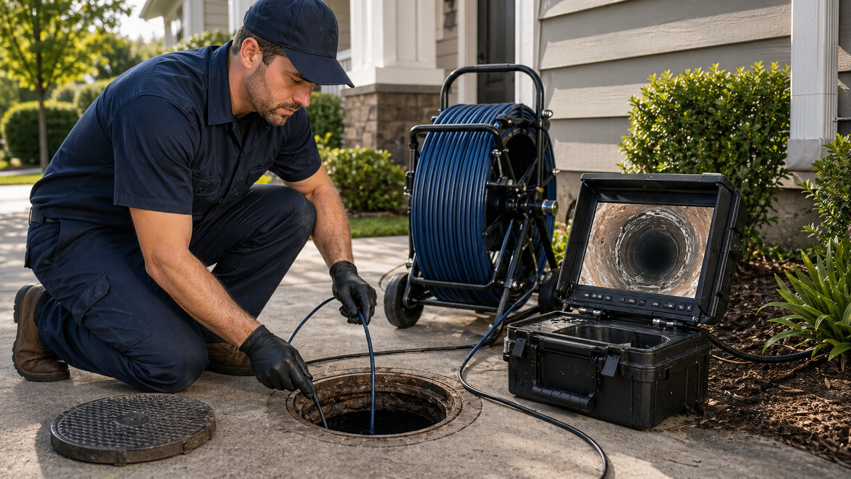 What Is a Sewer Scope Inspection and When Does It Help? article image for Sewer Camera Inspection.