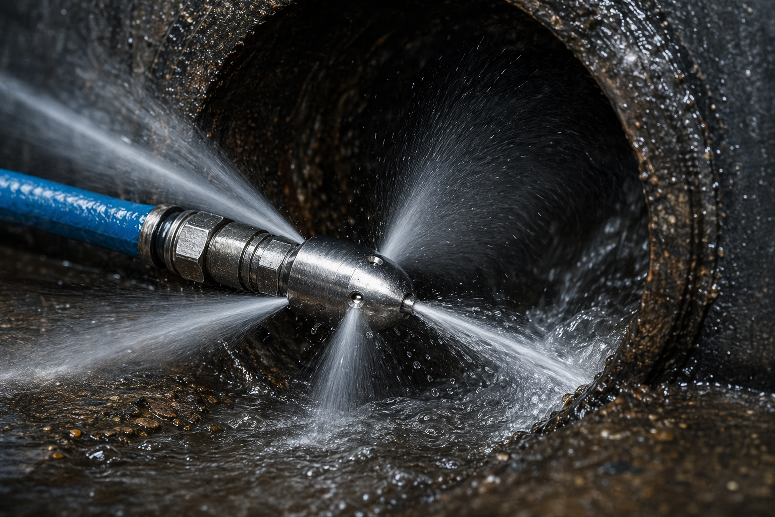 When Does a Clog Need Hydro Jetting Instead of Snaking? reference image.